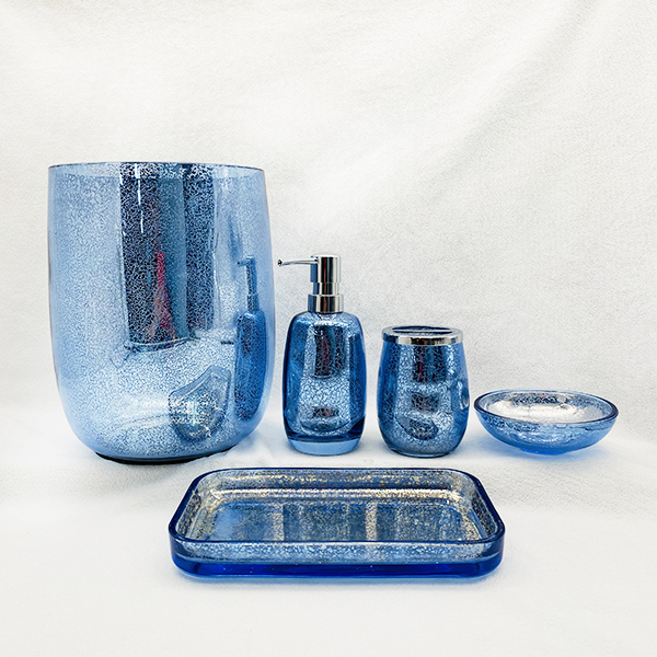 Glass Bathroom Accessory Sets