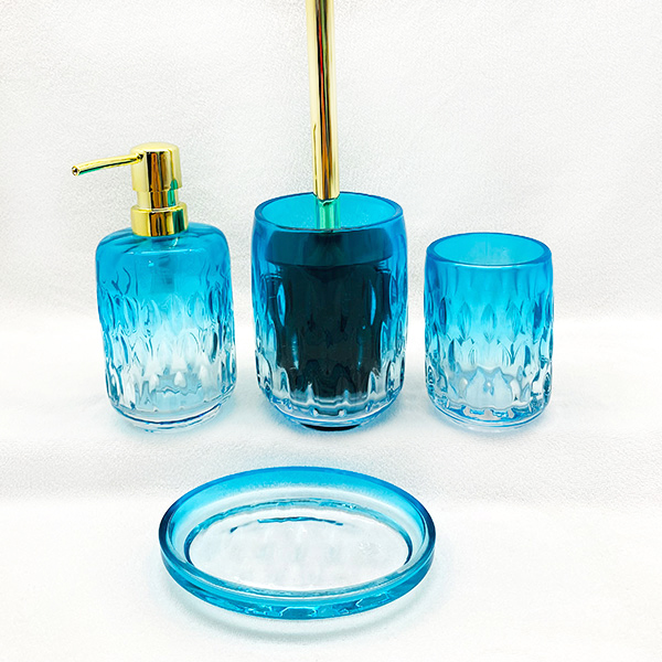 Glass Bathroom Accessory Sets