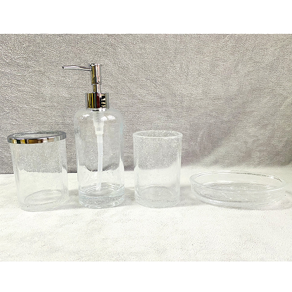 Glass Bathroom Accessory Sets