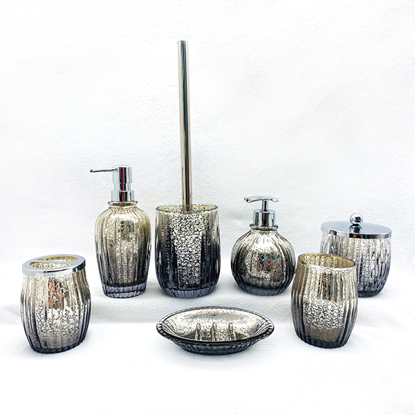 Glass Bathroom Accessory Sets