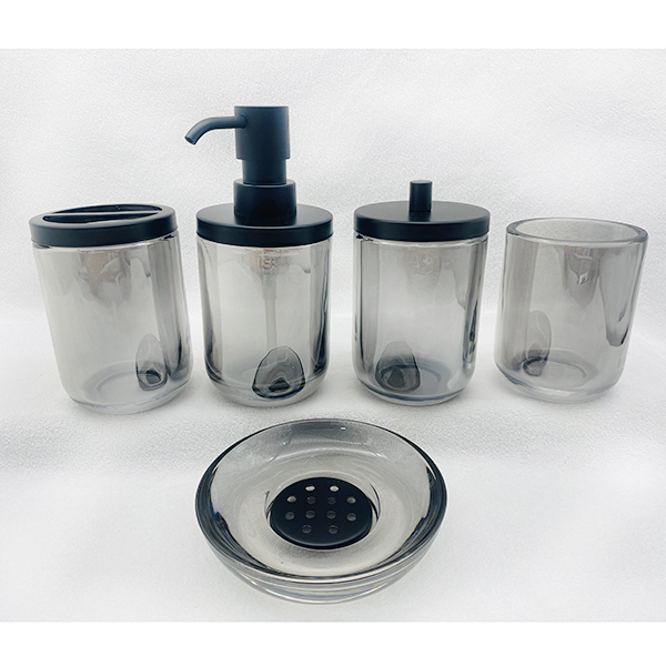 Glass Bathroom Accessory Sets