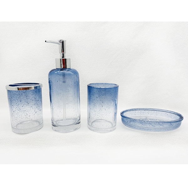 Glass Bathroom Accessory Sets