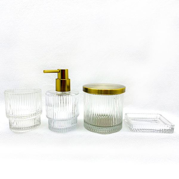 Glass Bathroom Accessory Sets
