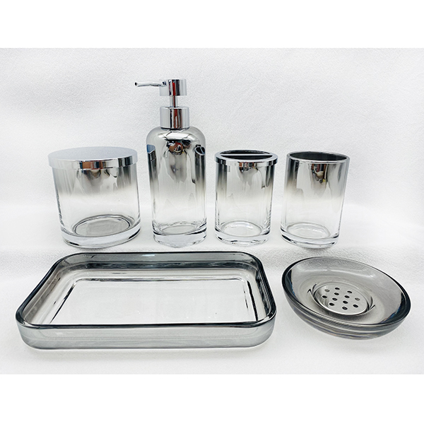 Glass Bathroom Accessory Sets