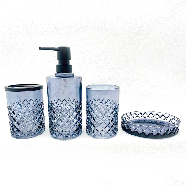 Glass Bathroom Accessory Sets