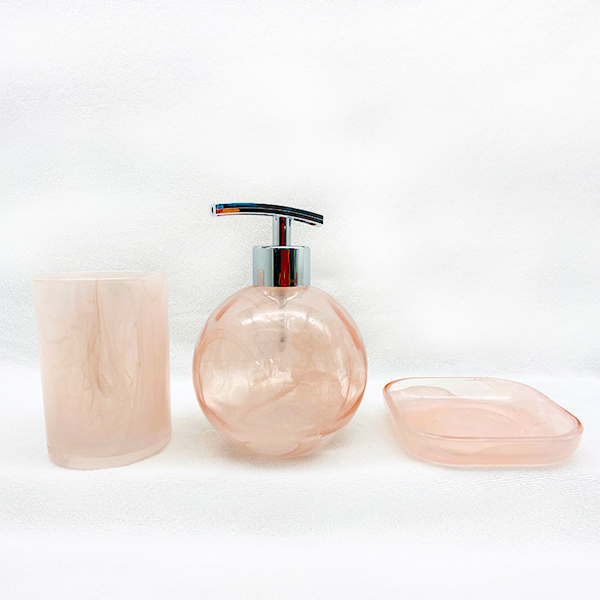 Glass Bathroom Accessory Sets