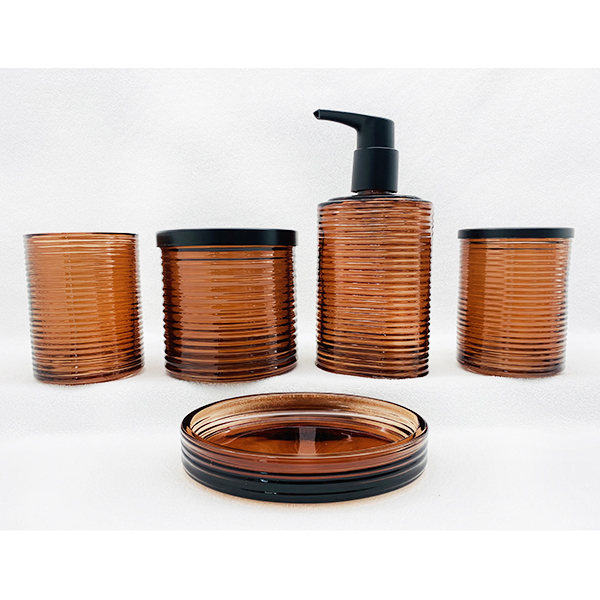 Glass Bathroom Accessory Sets