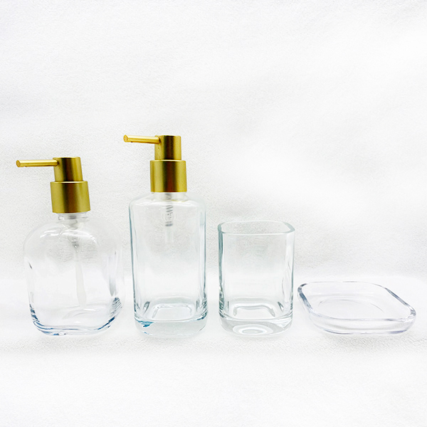 Glass Bathroom Accessory Sets