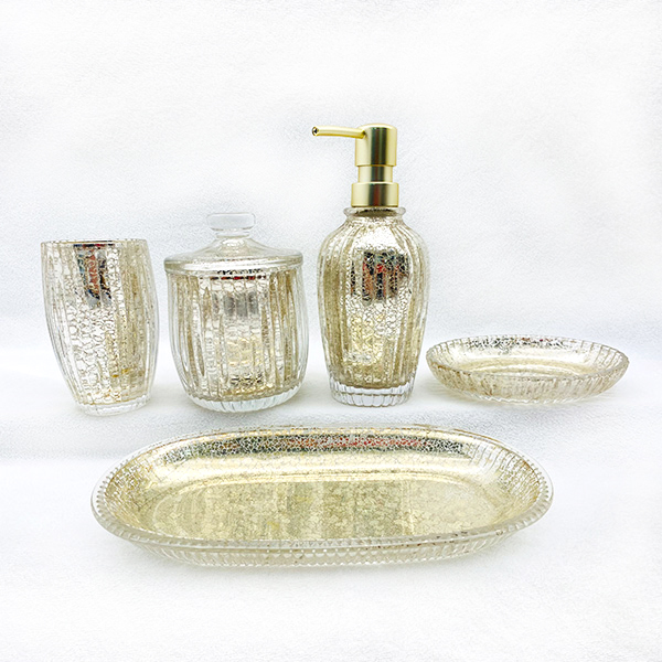 Glass Bathroom Accessory Sets