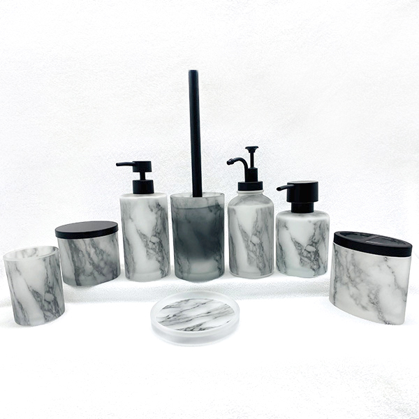 Glass Bathroom Accessory Sets