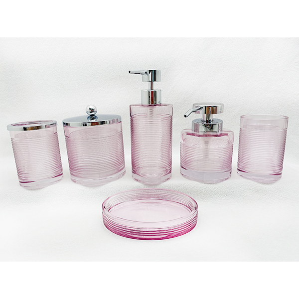 Glass Bathroom Accessory Sets