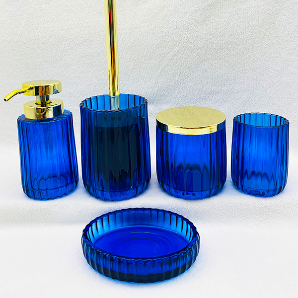 Glass Bathroom Accessory Sets