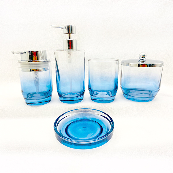Glass Bathroom Accessory Sets