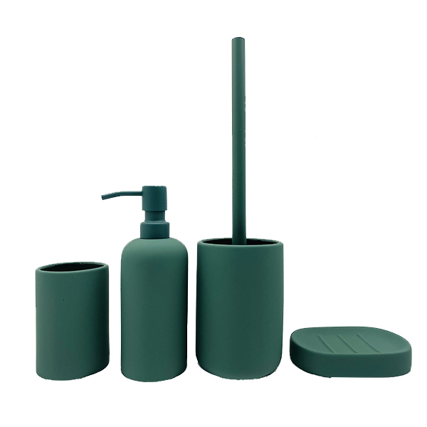 Green Ceramic Bathroom Accessory Sets