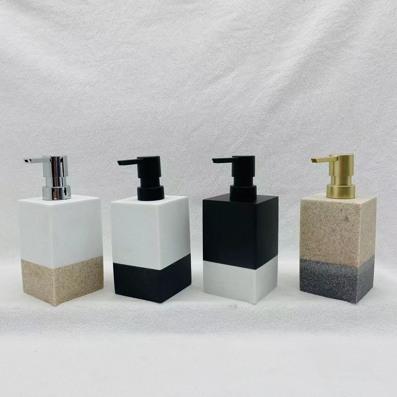 Poly Resin Bathroom Accessory Set
