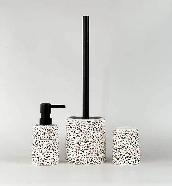 Ceramic Bathroom Accessory Set