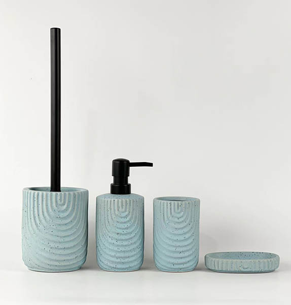 Ceramic Bathroom Accessory Set